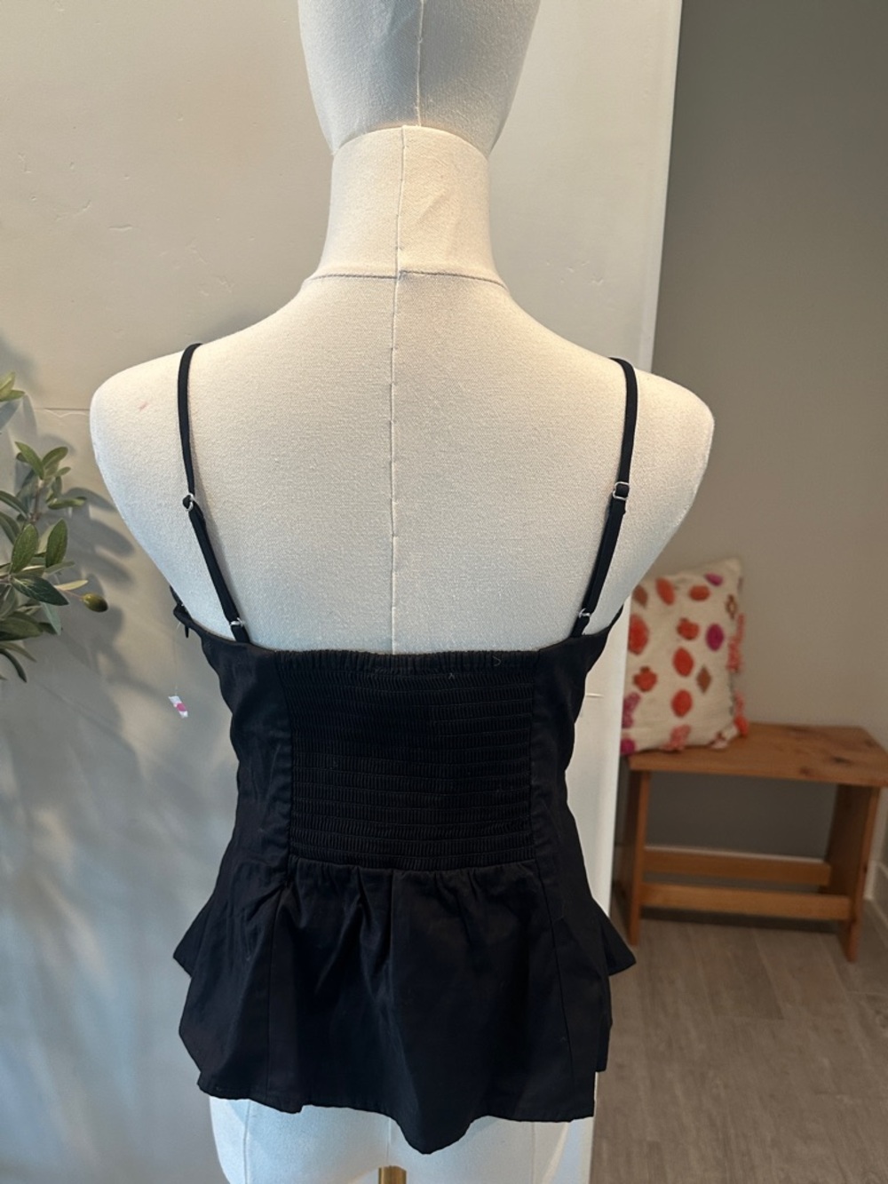 Reformation Genevieve Lace Trim Stretch Cotton Camisole New! - Picture 6 of 14